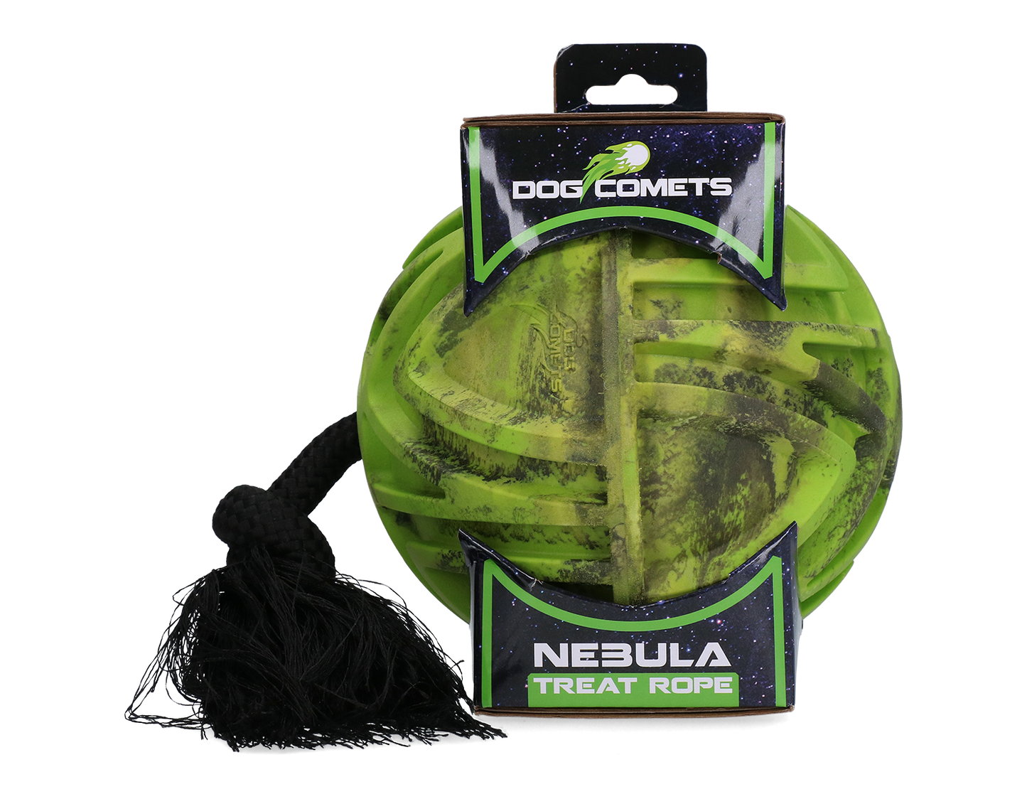 Dog Comets Nebula Treat Rope Green