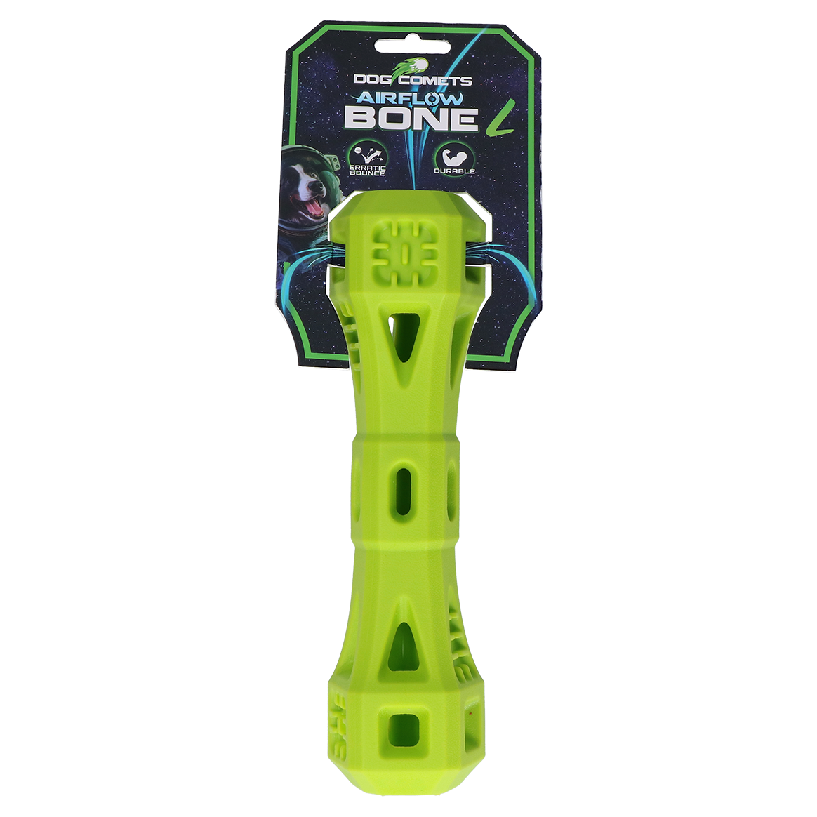 Dog Comets Airflow Bone Green L