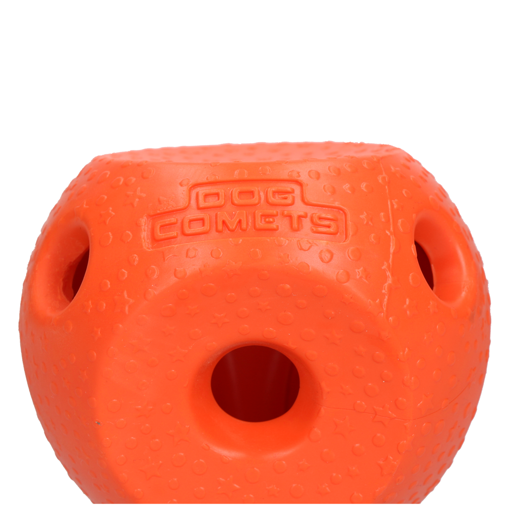 Dog Comets Treat Lock Ball Orange