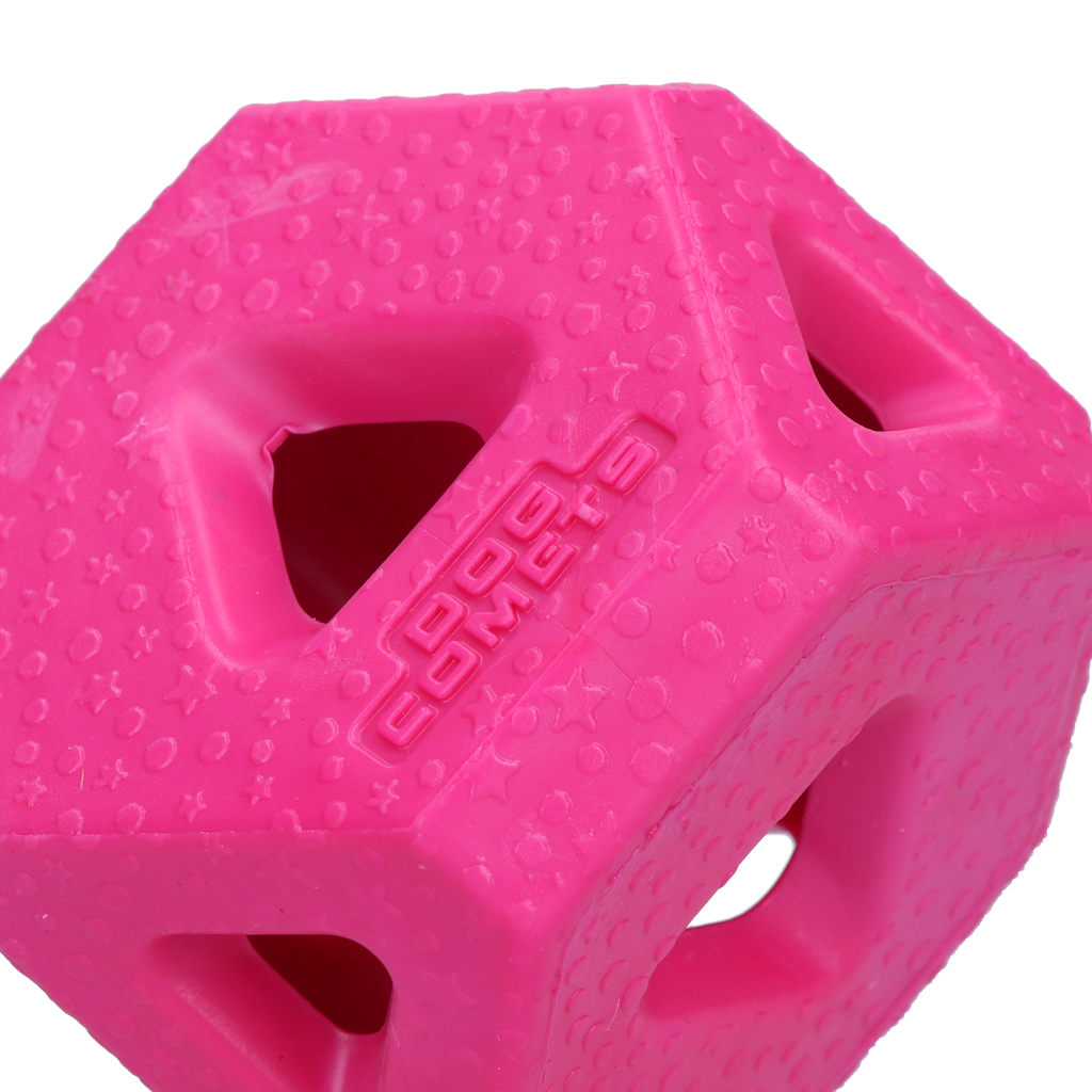 Dog Comets Treat Lock Cube Pink