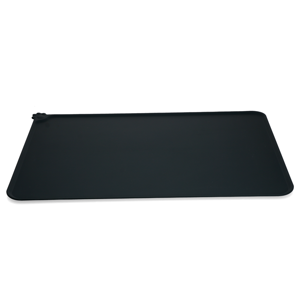 Eat Slow Live Longer Spill Mat M Grey