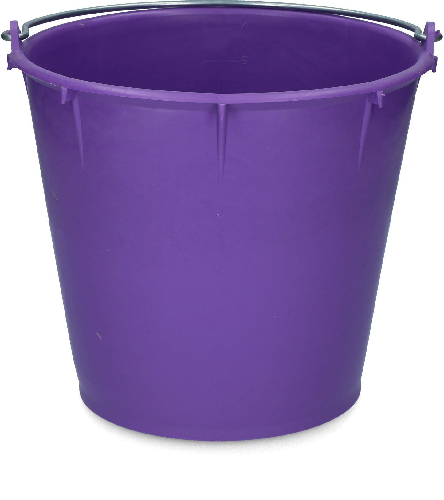 Bucket 7 l with handle Purple