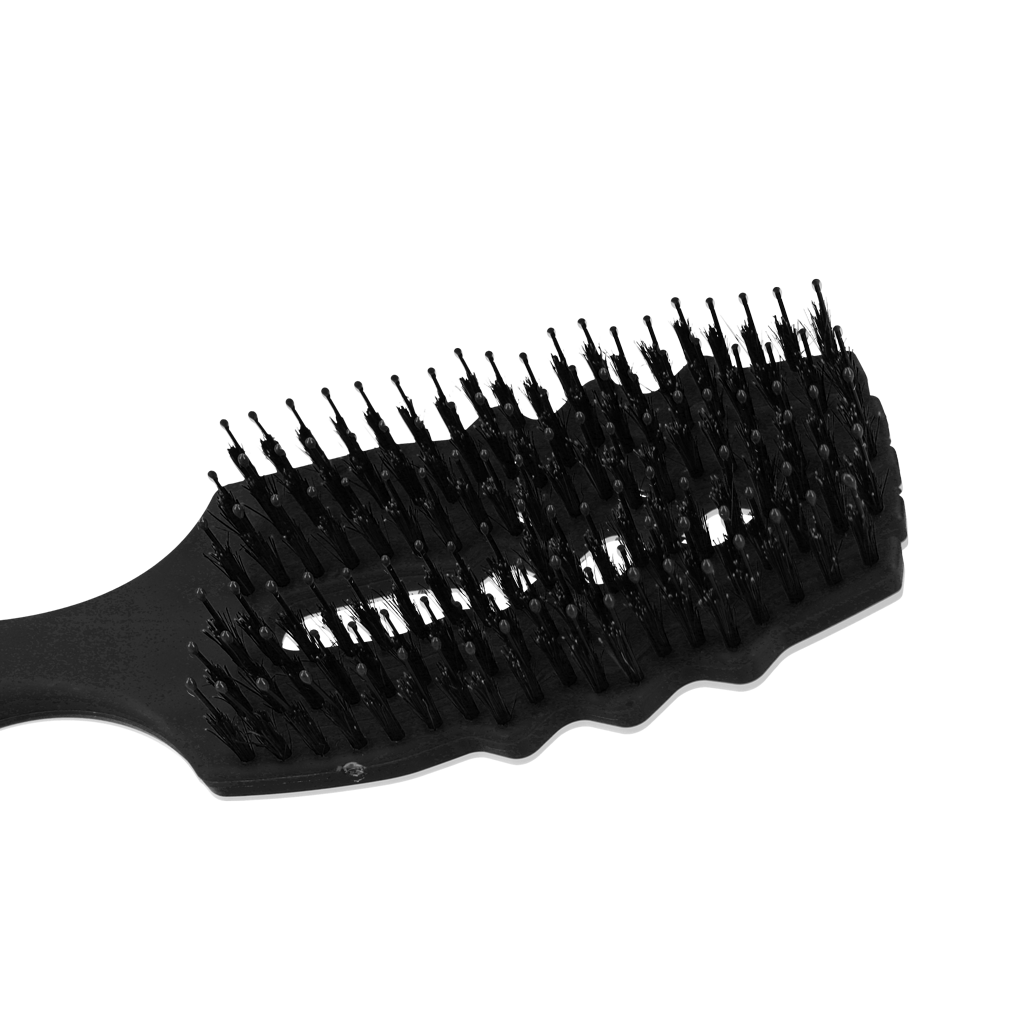Excellent Horse Wave Brush Black Black