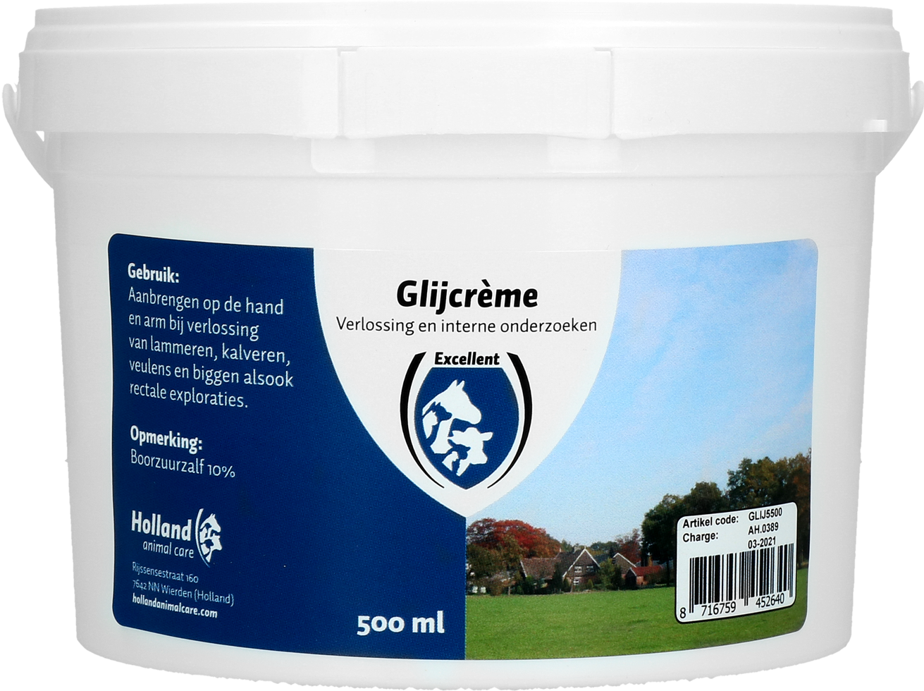 Excellent Lubricating creme 500 ml