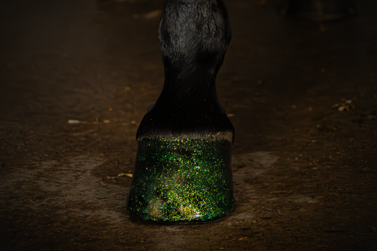 Excellent Horse Hi Gloss Csillámos Patakozmetikum Zöld 150 ml
