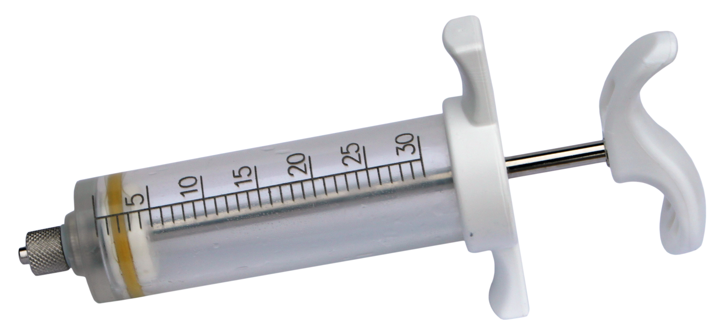 Nylon syringe 50ml Luer L 30 ml
