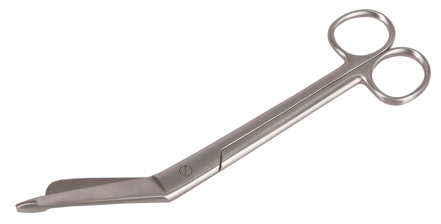 Stainless steel bandage scissors 145 mm (non serrated edge) 200 mm