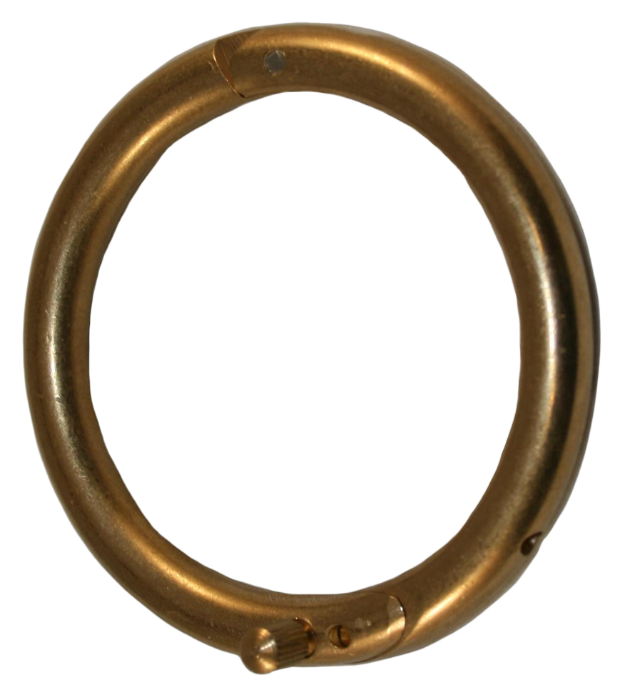 Bull Ring, Brass 61 mm + screw