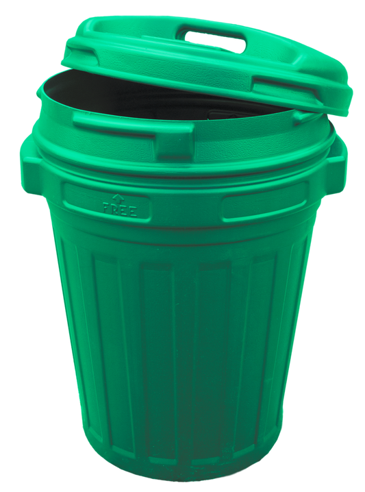 Tároló vödör fedéllel 70 litre Zöld