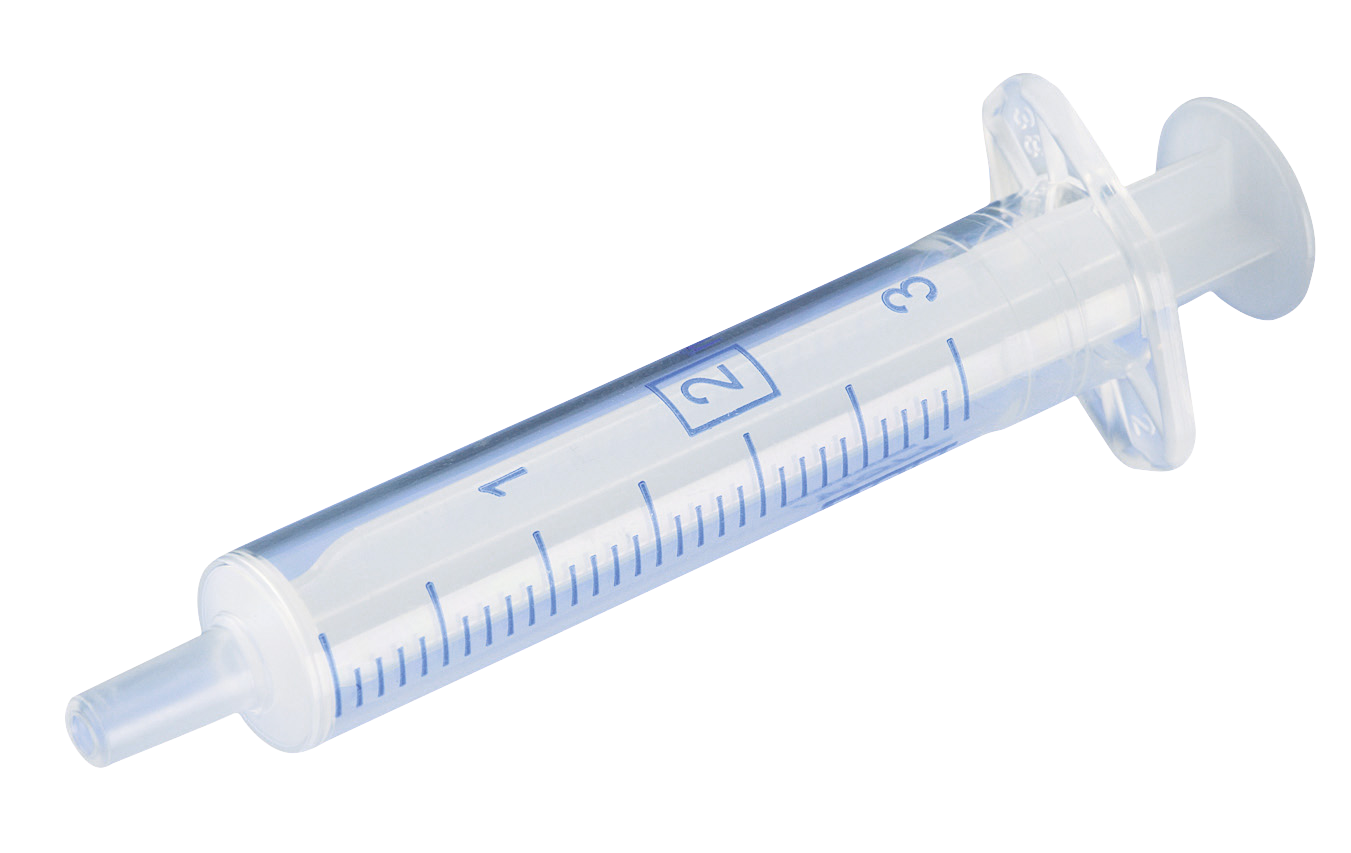 Disposable 2-piece Syringe Luer Lock 3 ml