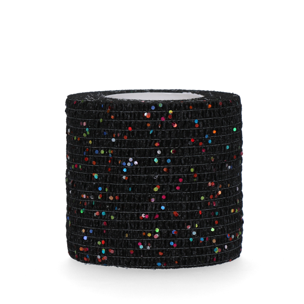 Excellent Animal Glitter Bandage Pro 5 cm - Black