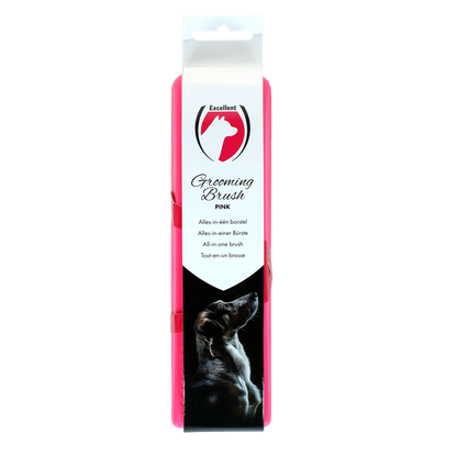 Excellent Pets Grooming Brush Medium Pink