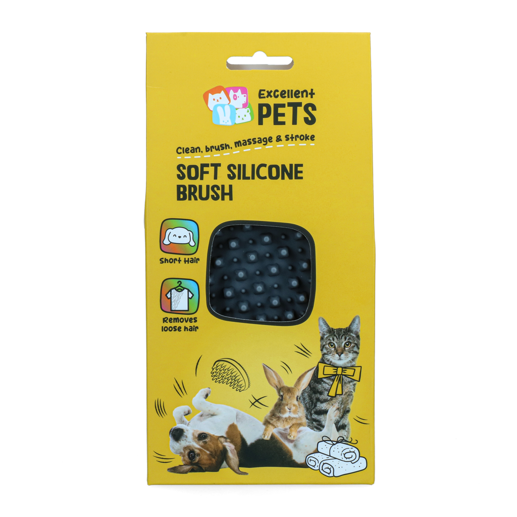 Excellent Pets Soft Silicone Brush Short hair