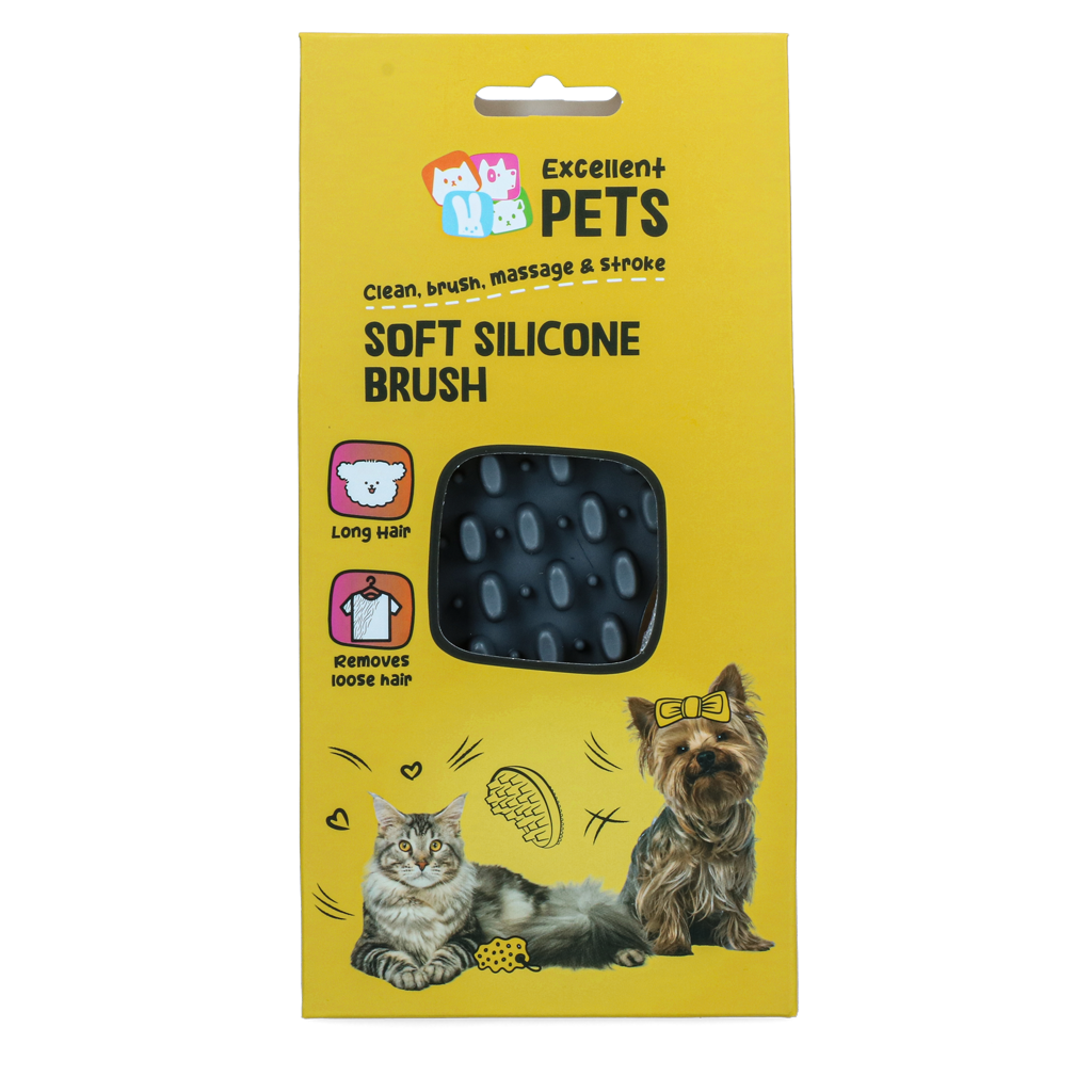 Excellent Pets Soft Silicone Brush Long Hair