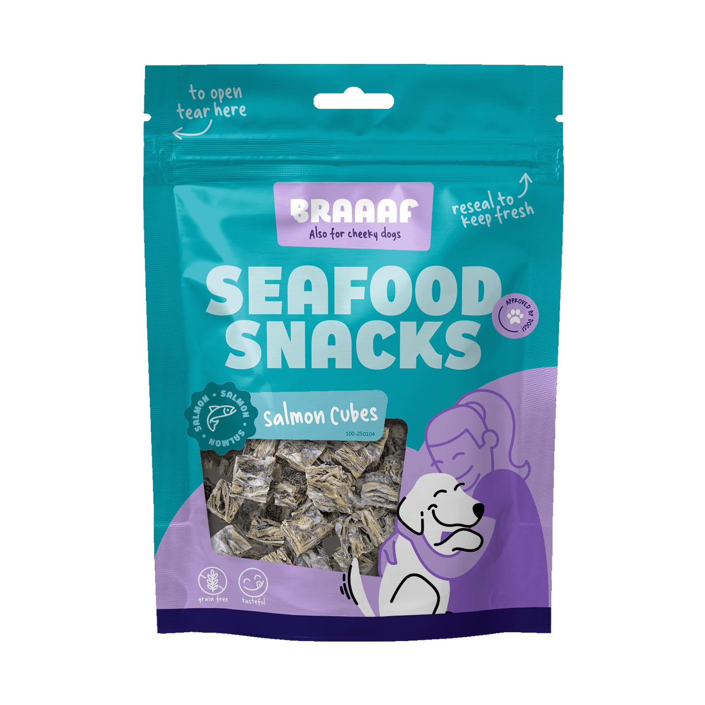Braaaf Seafood Salmon Cubes