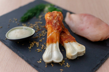 Braaaf Rawhide Pressed Bone Chicken - 12.5 cm