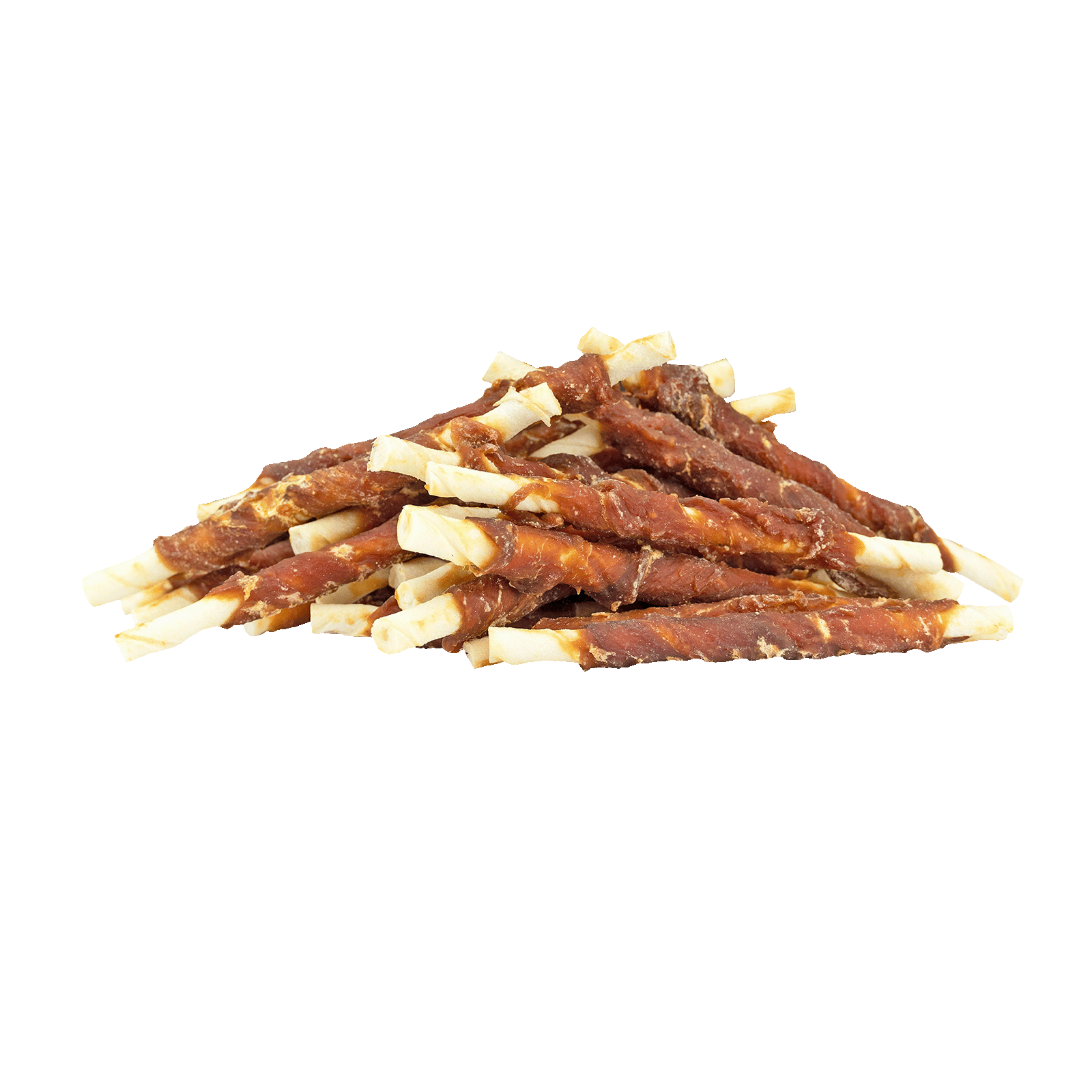 Braaaf Rawhide Roll Sticks Duck - 30 pcs