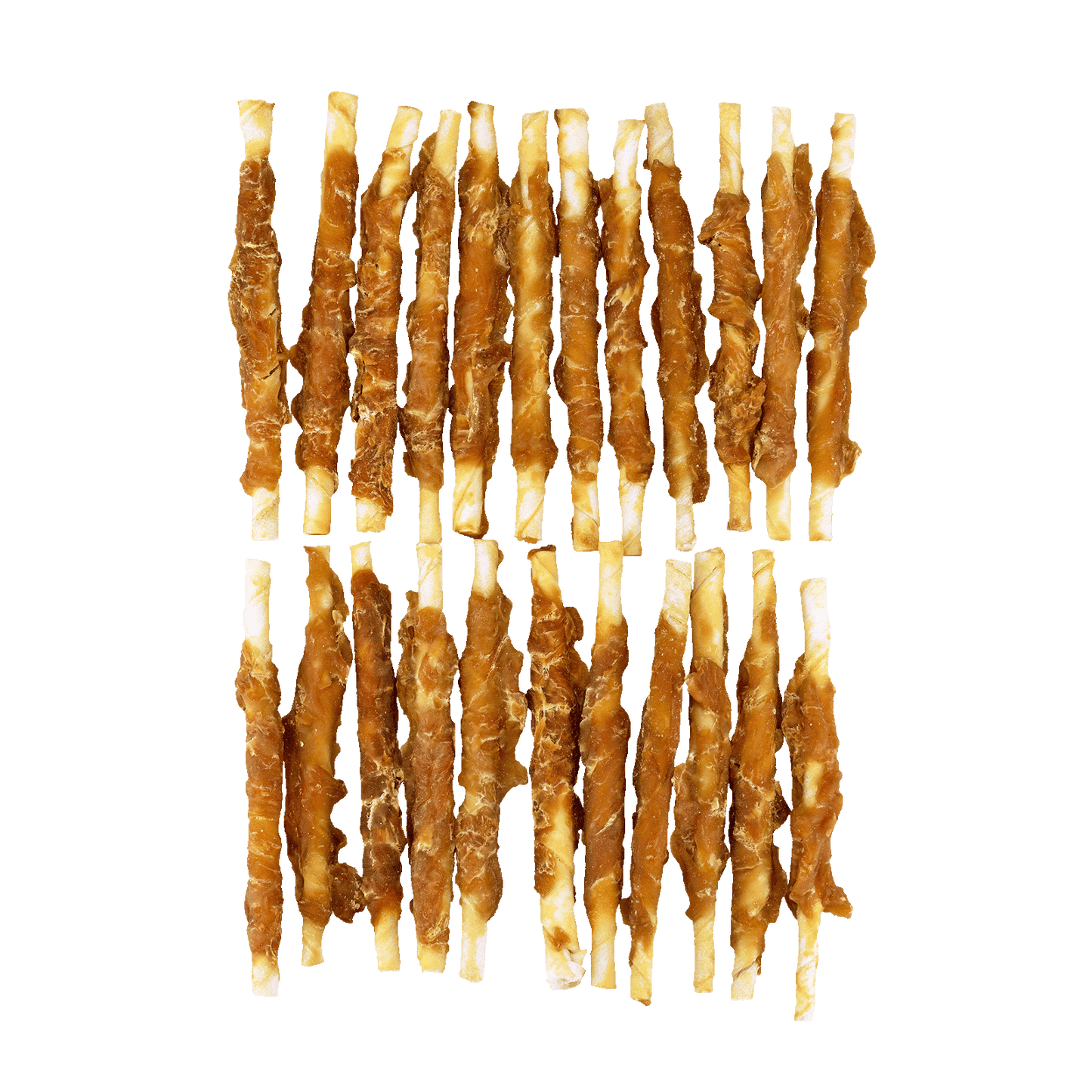Braaaf Rawhide Roll Sticks Chicken - 30 pcs