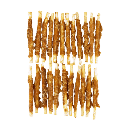 Braaaf Rawhide Roll Sticks Chicken - 30 pcs