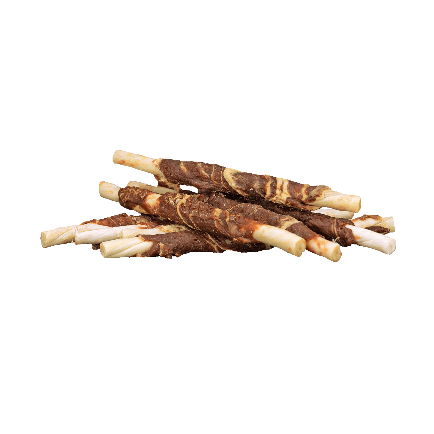 Braaaf Rawhide Roll Sticks Beef & Fish - 8 pcs