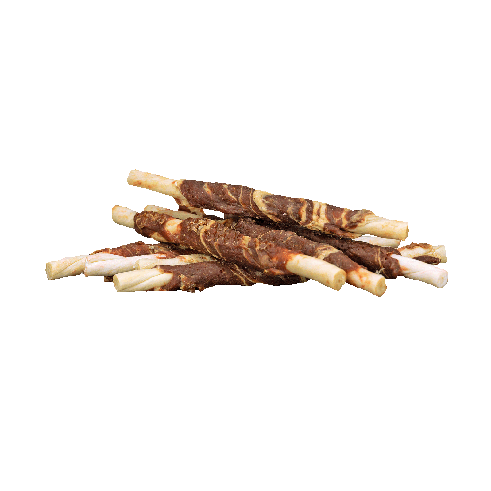 Braaaf Rawhide Roll Sticks Beef & Fish - 8 pcs