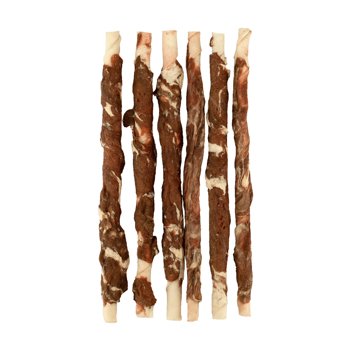 Braaaf Rawhide Twister Beef & Fish (6 pcs) - 21 cm