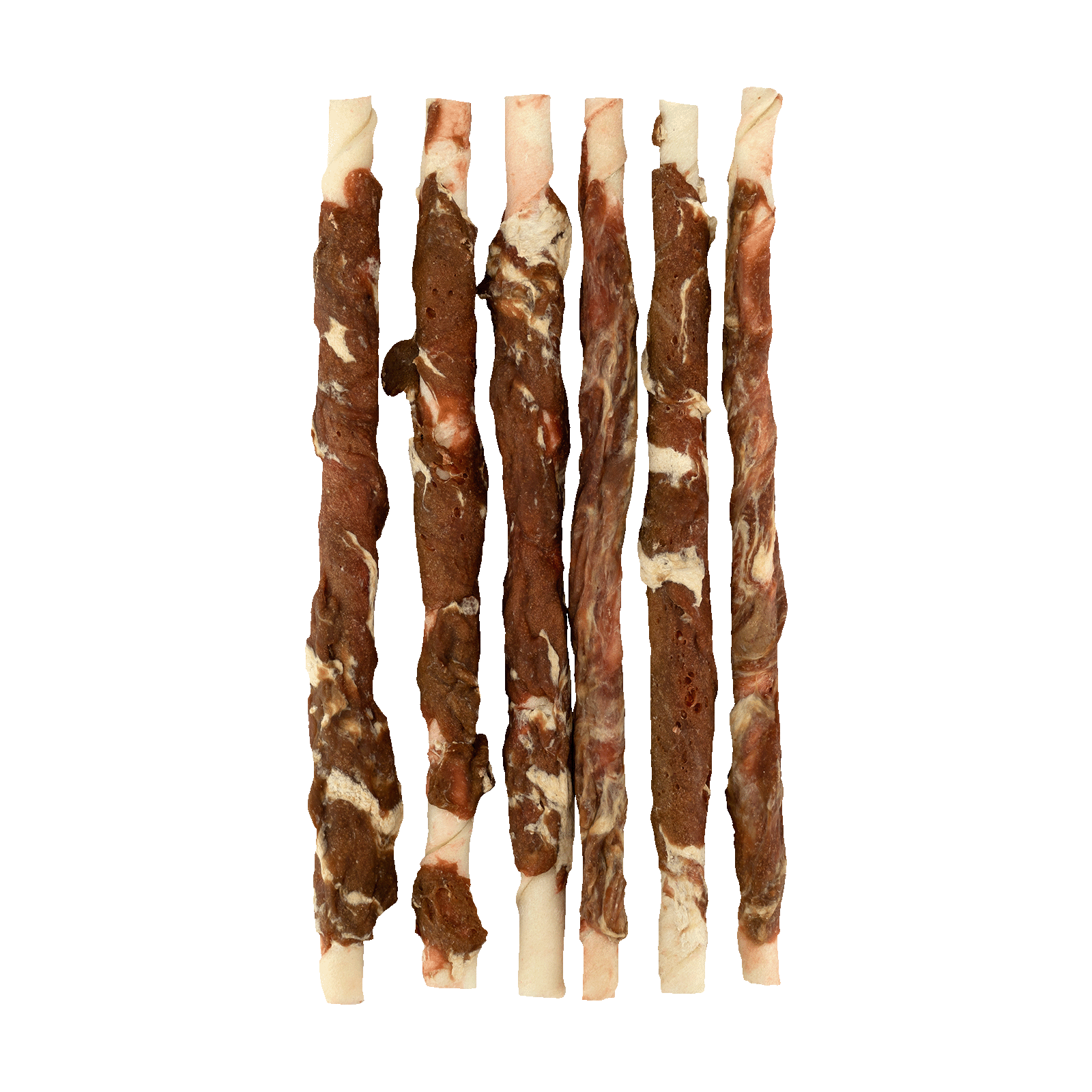 Braaaf Rawhide Twister Beef & Fish (6 pcs) - 21 cm