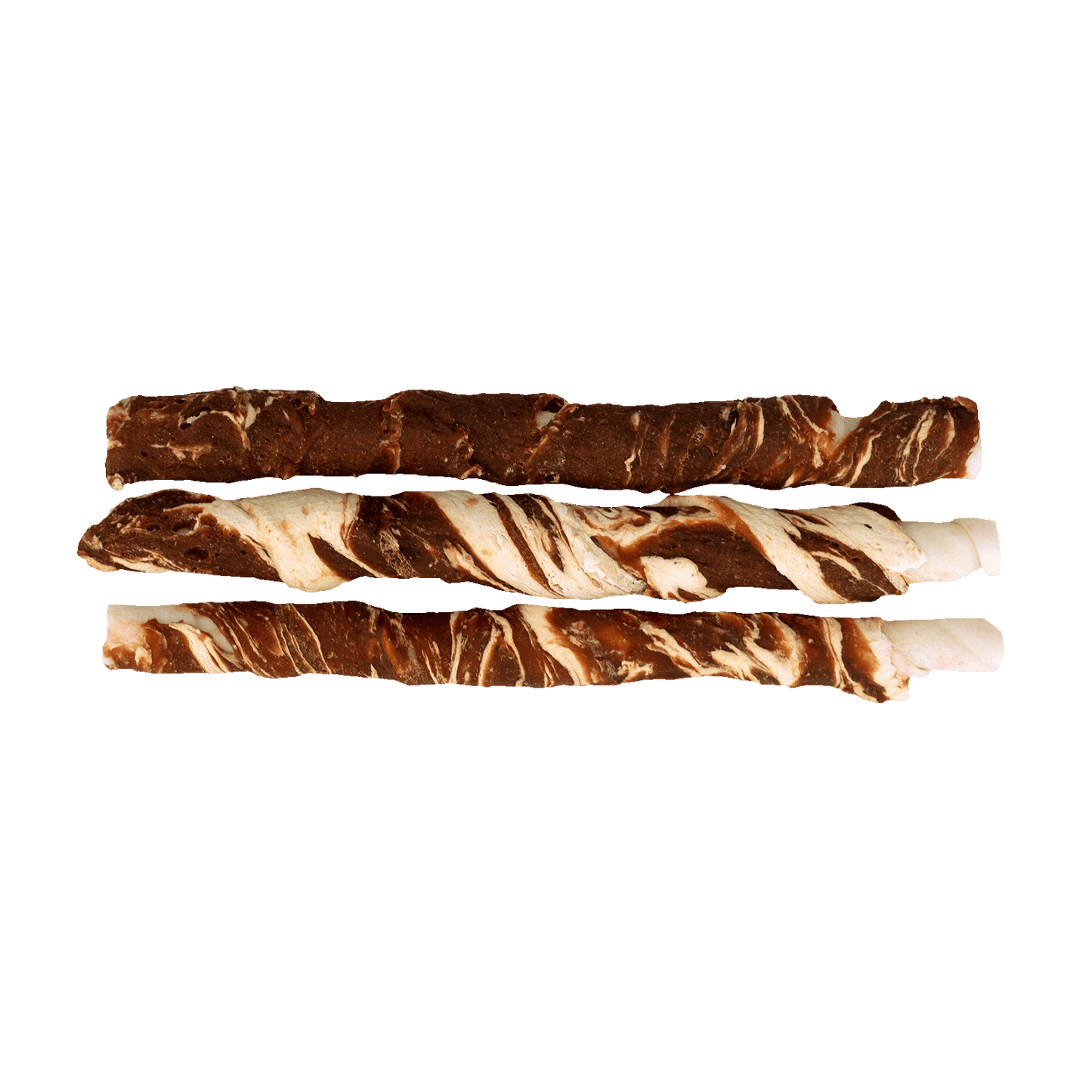 Braaaf Rawhide Twister Beef & Fish (3 pcs) - 21 cm
