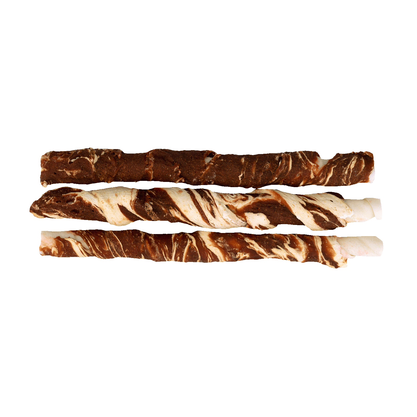 Braaaf Rawhide Twister Beef & Fish (3 pcs) - 21 cm