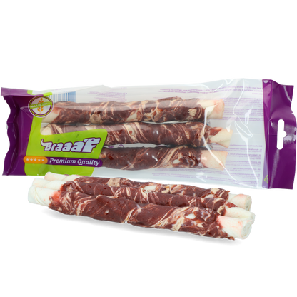 Braaaf Rawhide Twister Lamb & Fish (3 pcs) - 21 cm