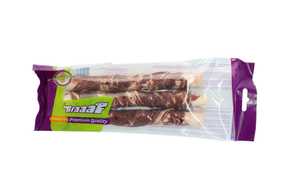 Braaaf Rawhide Twister Lamb & Fish (3 pcs) - 21 cm
