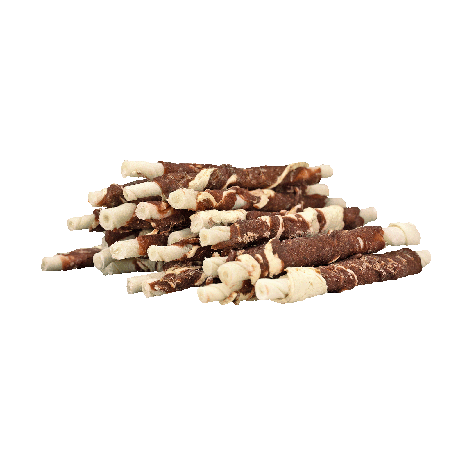 Braaaf Rawhide Roll Sticks Lamb & Fish - 25 pcs