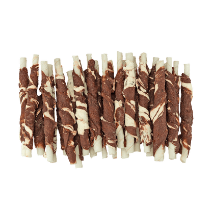 Braaaf Rawhide Roll Sticks Lamb & Fish - 25 pcs