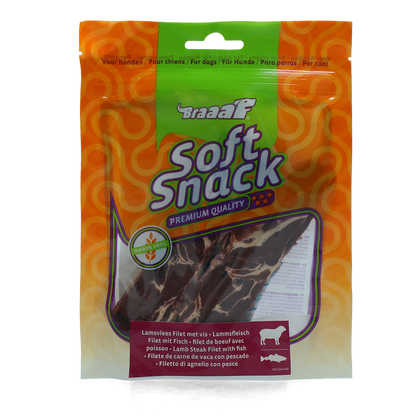 Braaaf Soft Snack Filet - Lamb & Fish