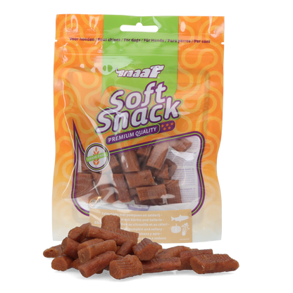 Braaaf Soft Snack with Salmon, pumpkin and sellery