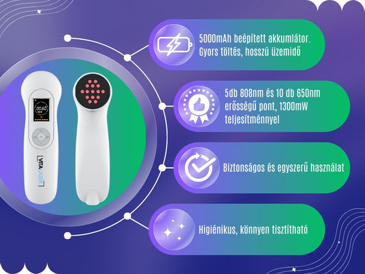 Vitalaser 1300 mW lágylézer BÉRLÉS