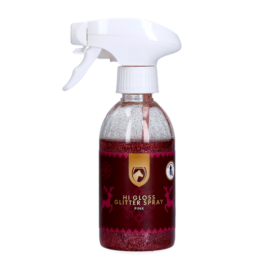 Excellent Horse Karácsonyi Nagy Fényű Csillámos Spray Rózsaszín 250 ml