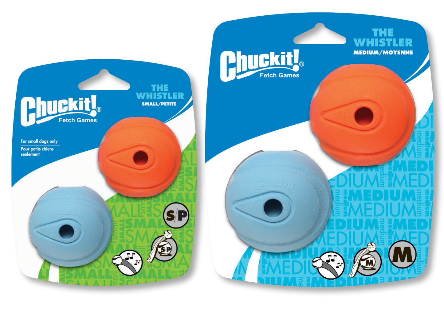 Chuckit! The Whistler S (2-pack)