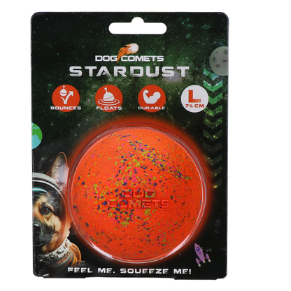 Dog Comets Stardust Orange L
