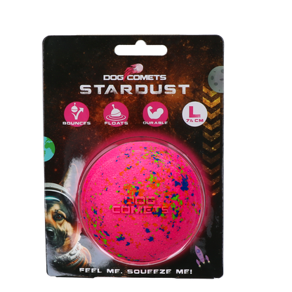 Dog Comets Stardust Pink L
