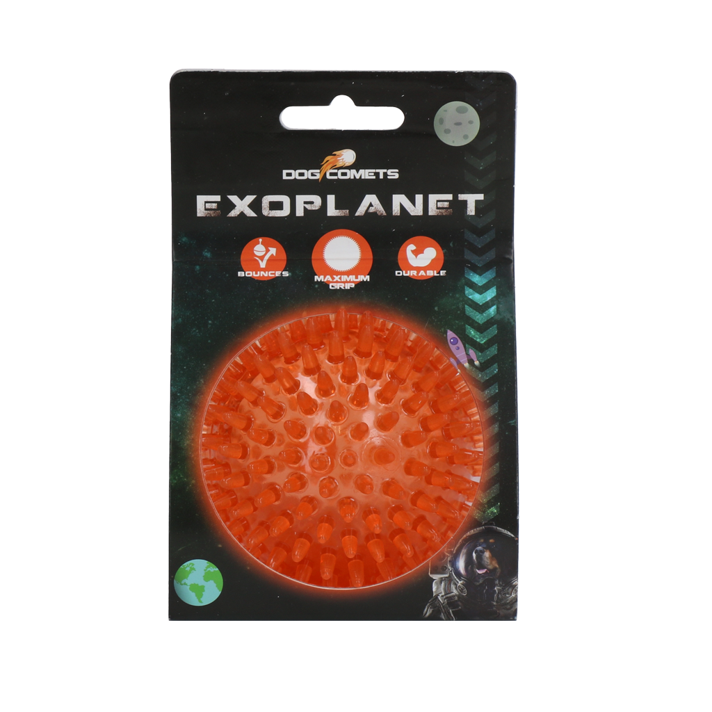 Dog Comets Exoplanet Spiky Ball M Orange