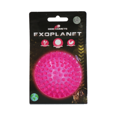 Dog Comets Exoplanet Spiky Ball M Pink