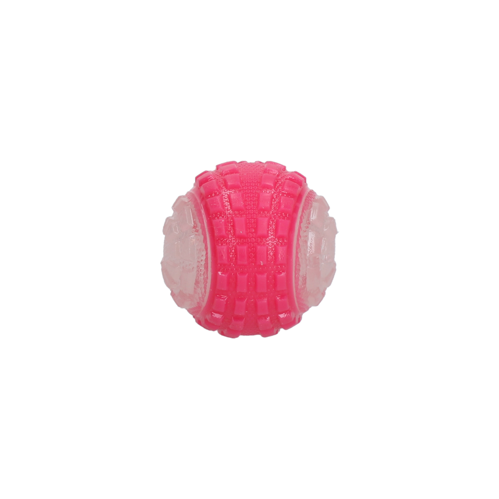 Dog Comets Glow In The Dark Moon Ball S Pink