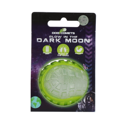 Dog Comets Glow In The Dark Moon Ball S Green