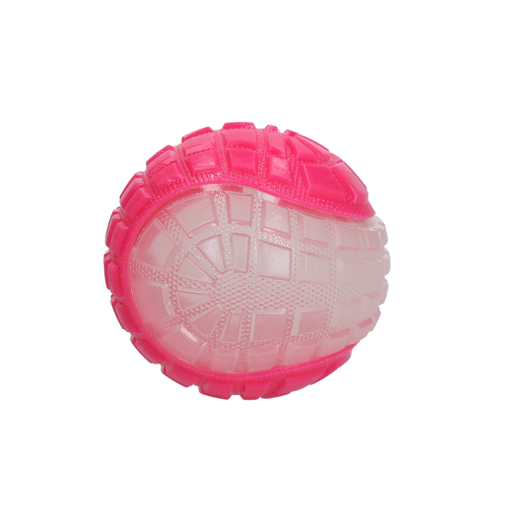 Dog Comets Glow In The Dark Moon Ball M Pink