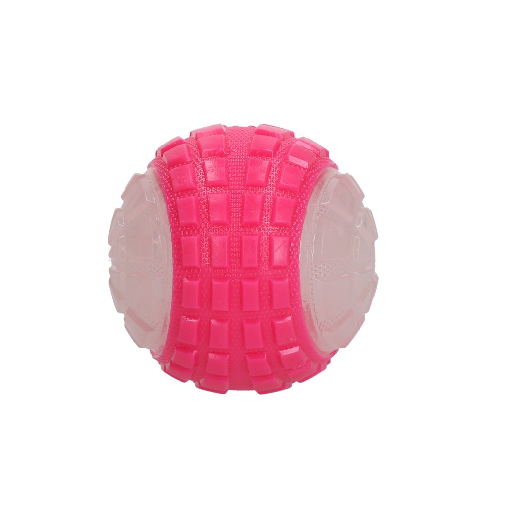 Dog Comets Glow In The Dark Moon Ball M Pink