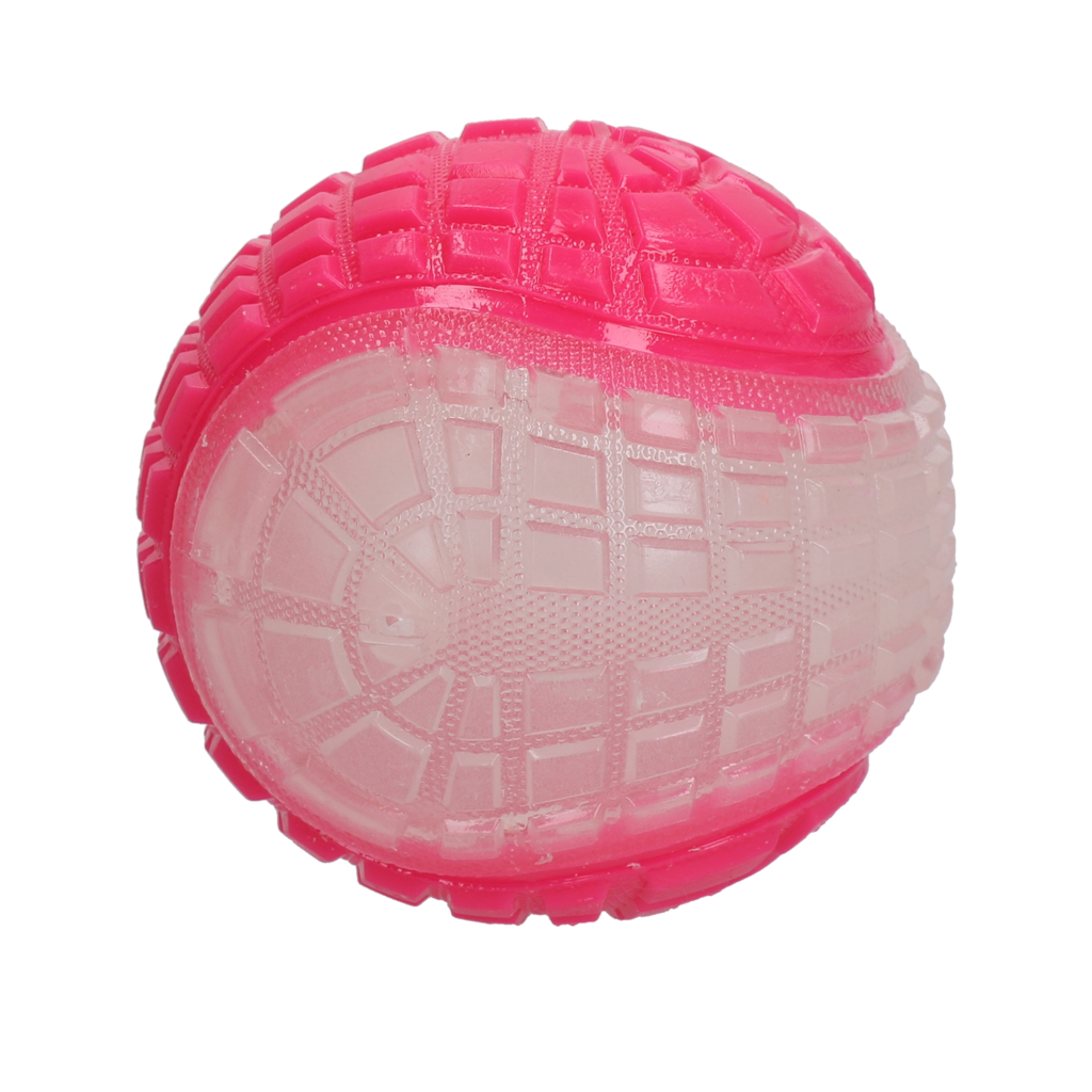 Dog Comets Glow In The Dark Moon Ball L Pink