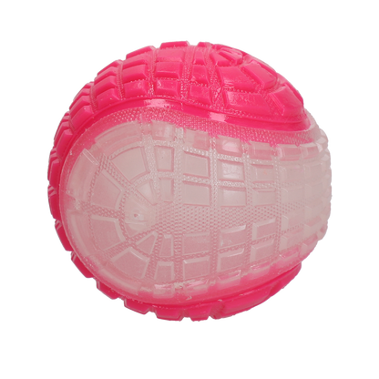 Dog Comets Glow In The Dark Moon Ball L Pink