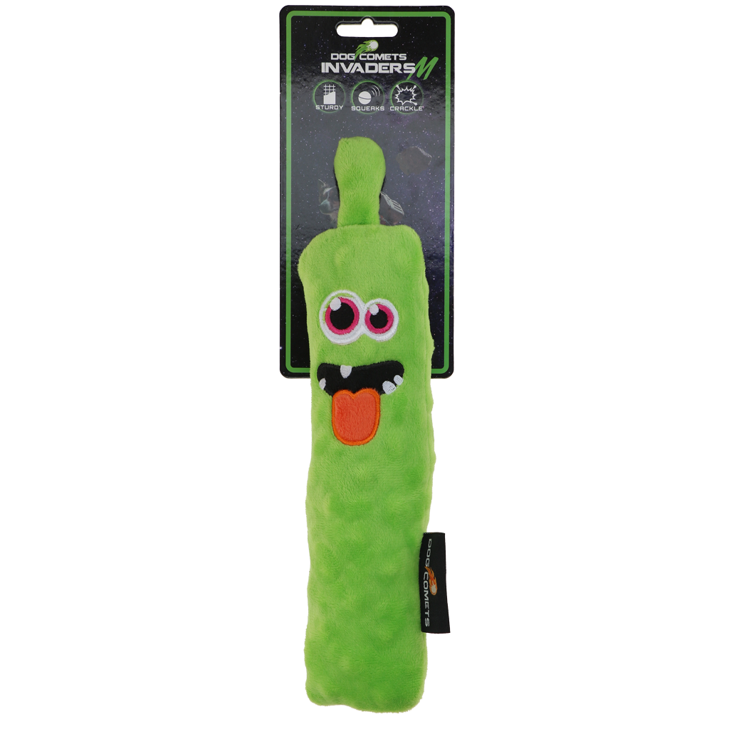 Dog Comets Invaders Green M