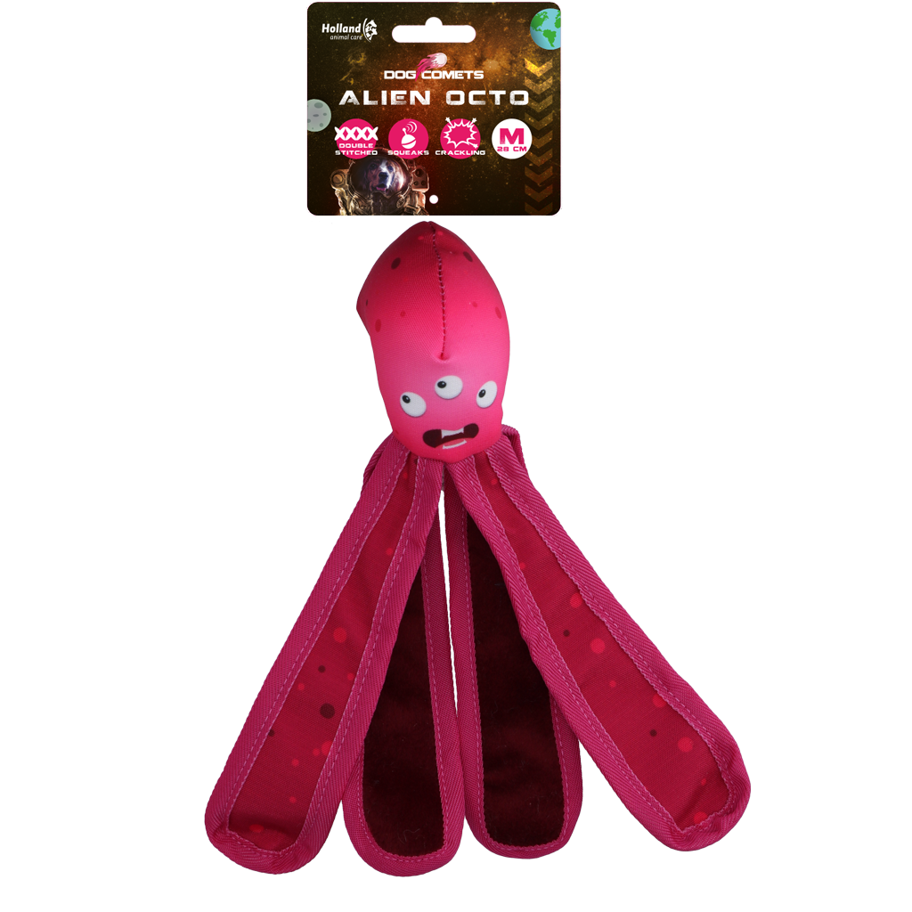 Dog Comets Alien Octo M Pink